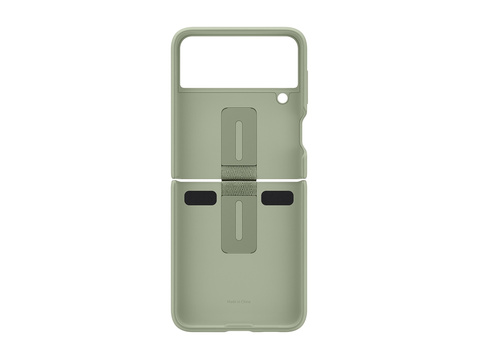 Thumbnail image of Galaxy Z Flip3 5G Silicone Cover with Ring, Olive