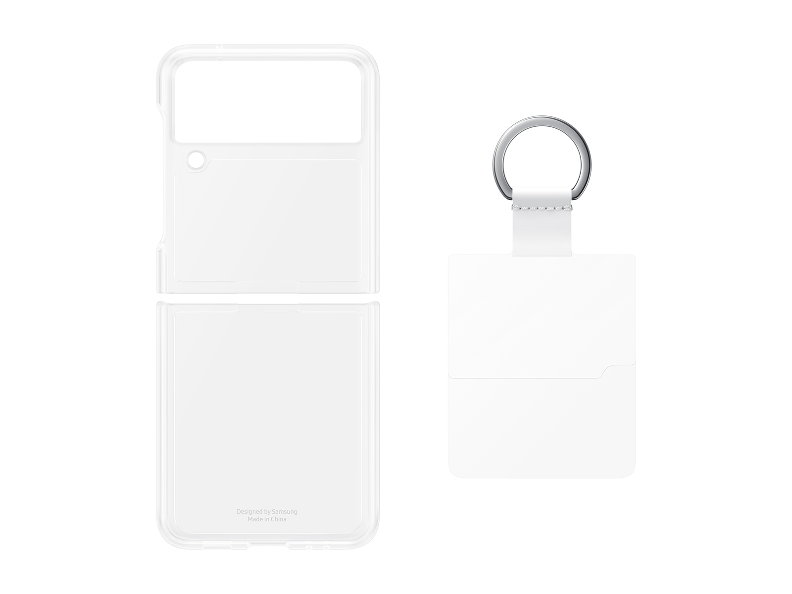 For Samsung Galaxy Z Flip 3 5G Shockproof Ring Case Magnetic Slim Plating  Cover