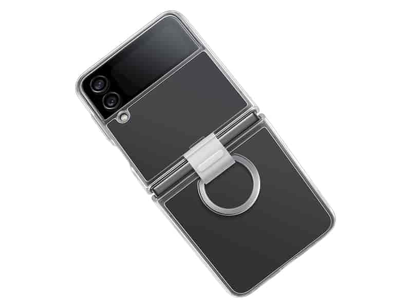 Galaxy Z Flip4 Clear Cover with Ring