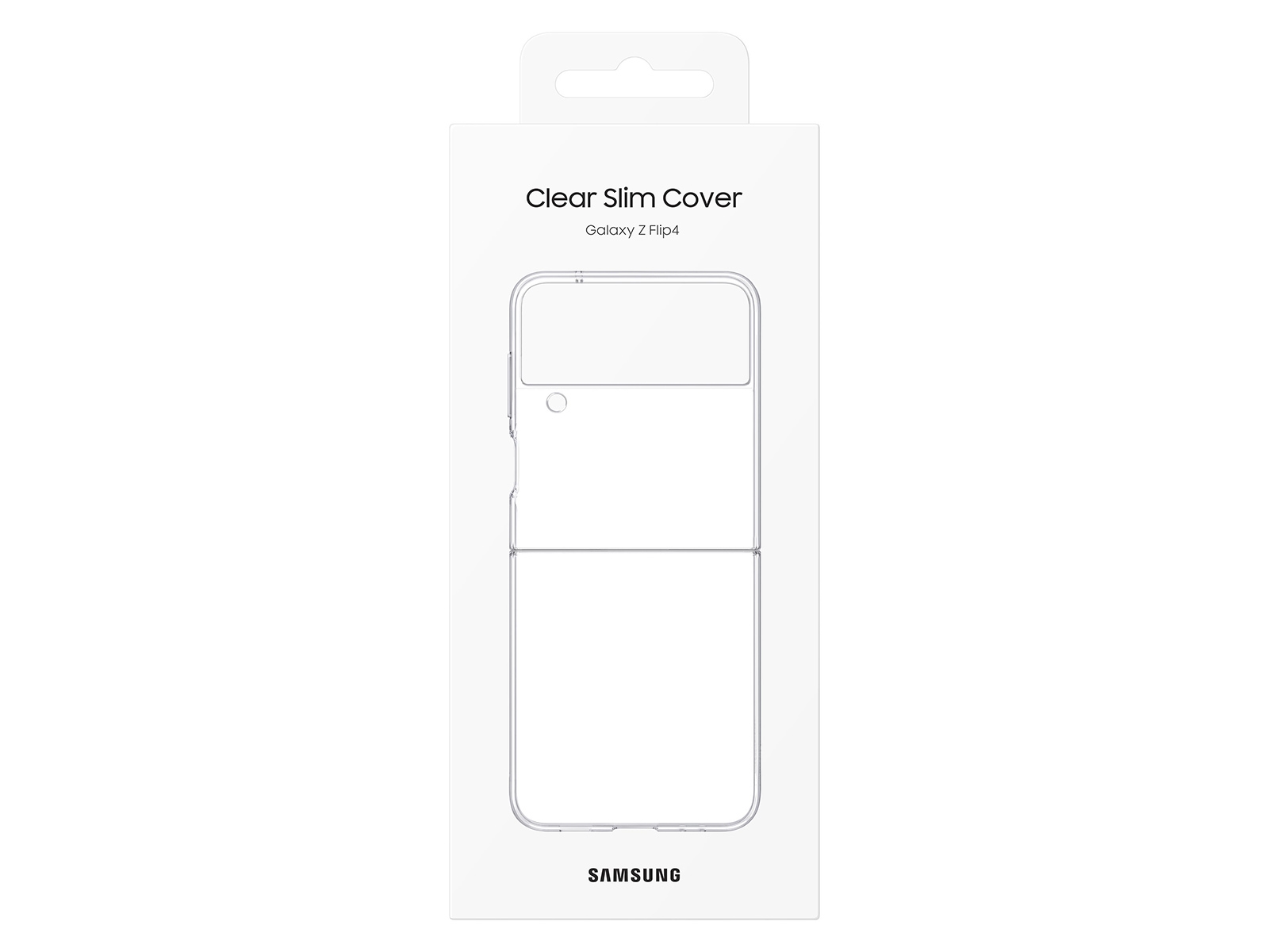 Official Samsung Transparent FlipSuit Case - For Samsung Galaxy Z