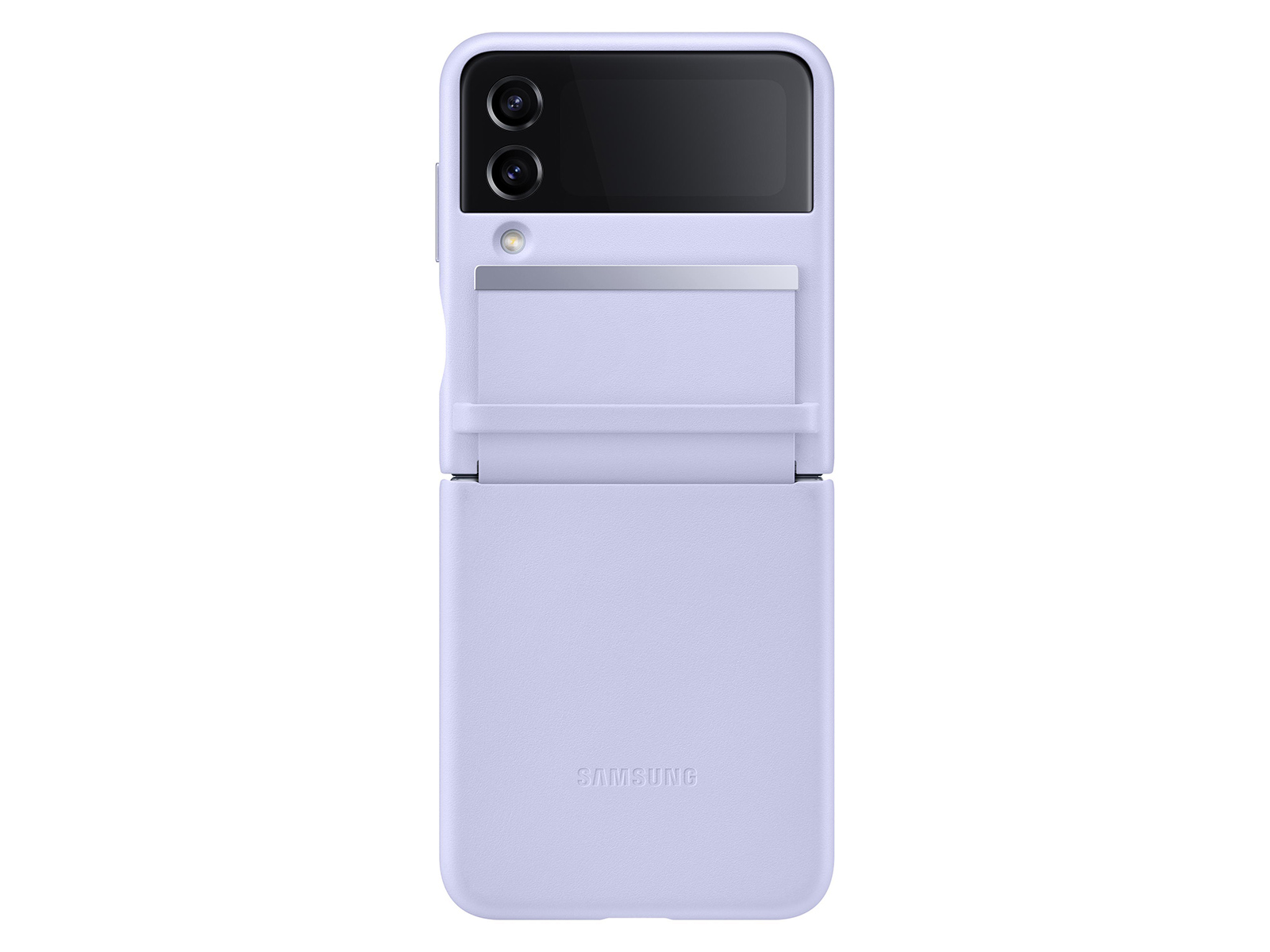 Thumbnail image of Galaxy Z Flip4 Flap Leather Cover, Serene Purple
