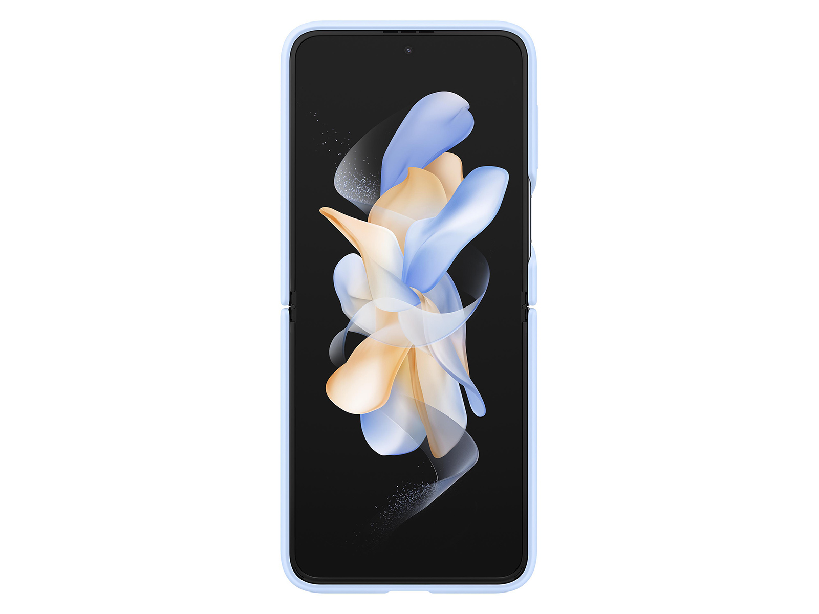 Thumbnail image of Galaxy Z Flip4 Silicone Cover with Ring, Arctic Blue