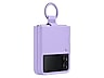 Thumbnail image of Galaxy Z Flip4 Silicone Cover with Ring, Bora Purple