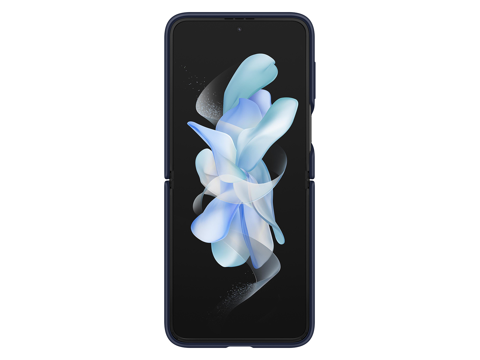 Thumbnail image of Galaxy Z Flip4 Silicone Cover with Ring, Navy