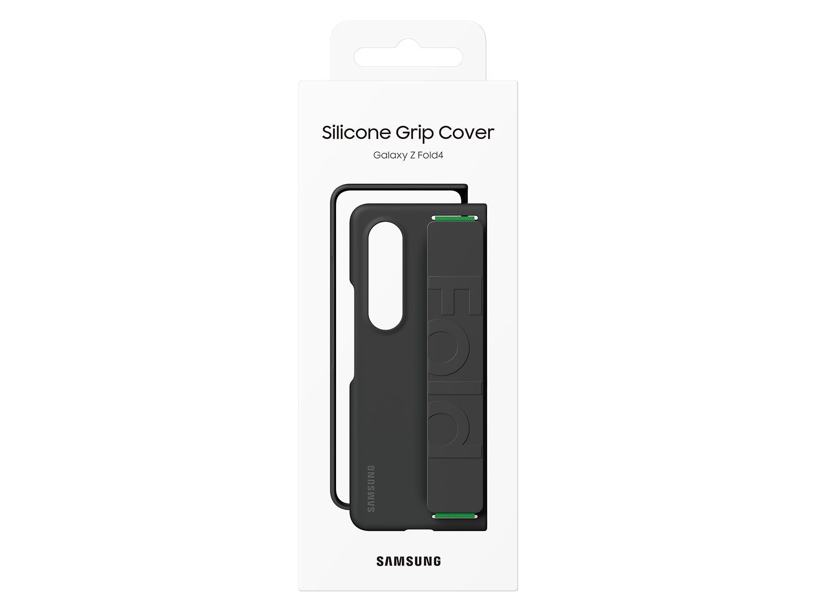 Thumbnail image of Galaxy Z Fold4 Silicone Grip Cover, Black