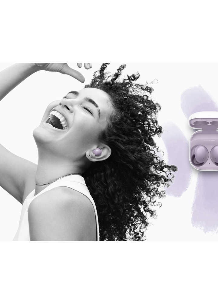 Galaxy Buds2, Lavender Audio - SM-R177NLVAXAR | Samsung US