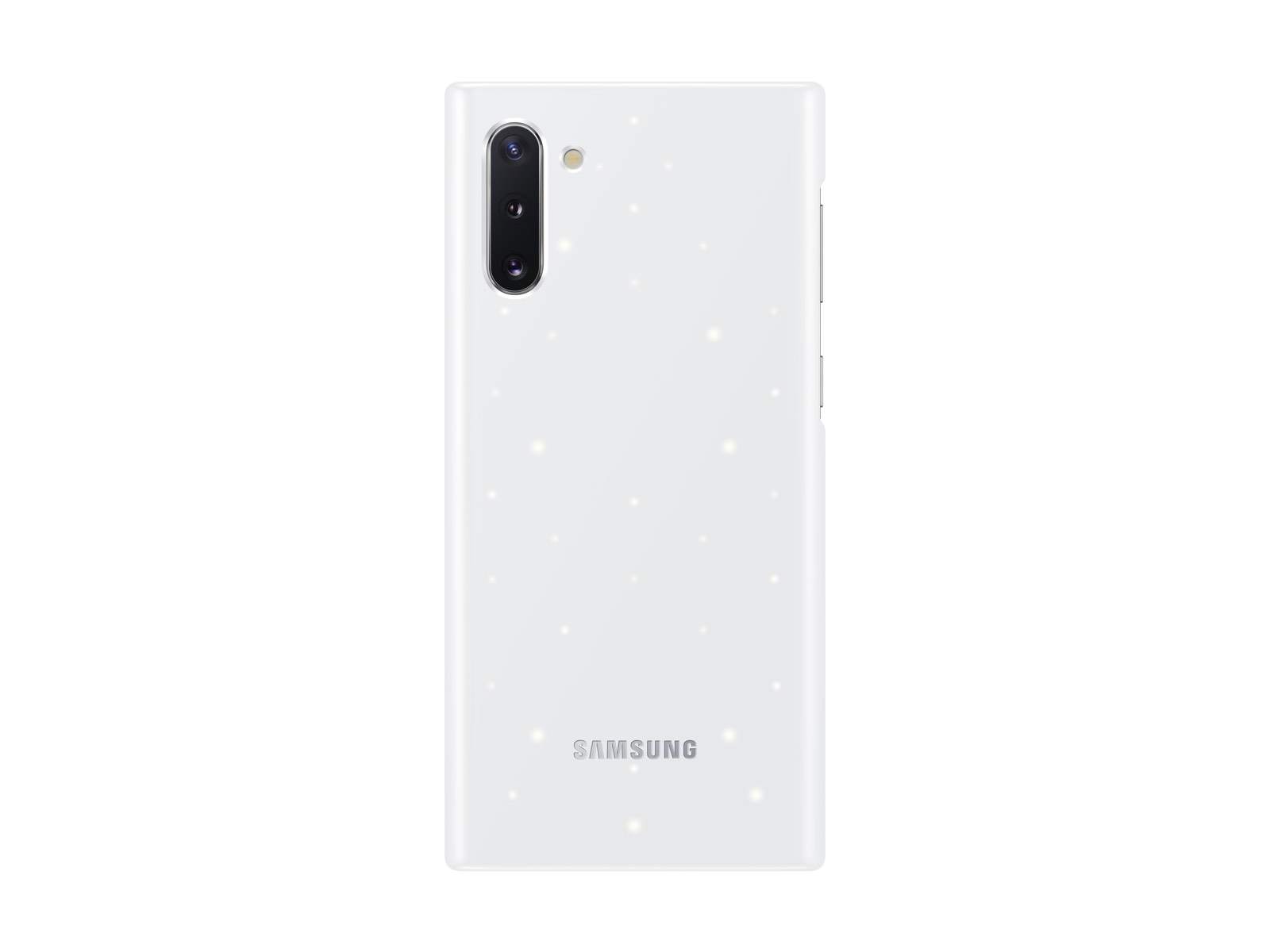Galaxy Note10 LED Back Cover, White Phones Samsung US