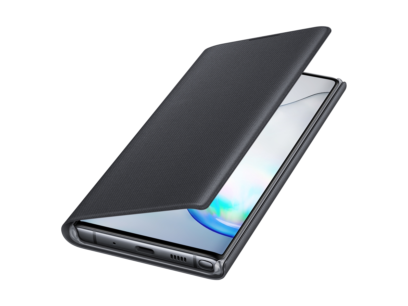 Note10 LED Wallet Cover, Black Mobile Accessories - | Samsung US