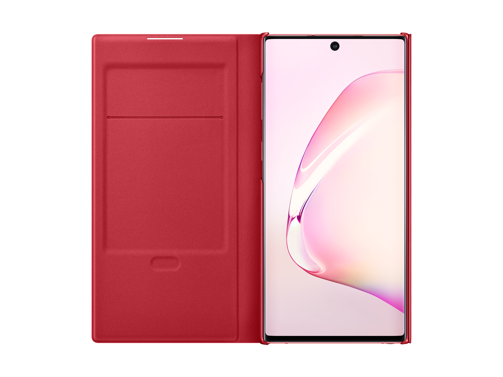 Thumbnail image of Galaxy Note10 LED Wallet Cover, Red