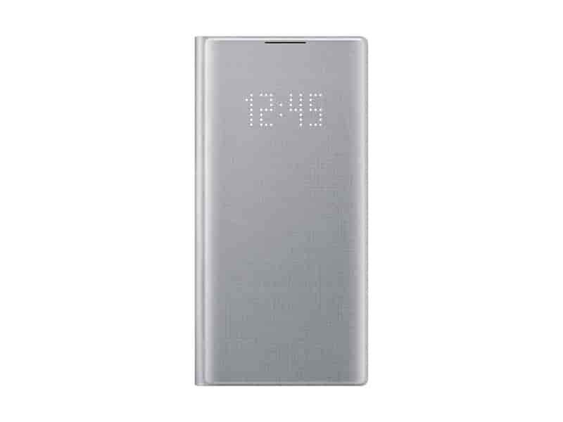 Galaxy Note10 LED Wallet Cover, Silver