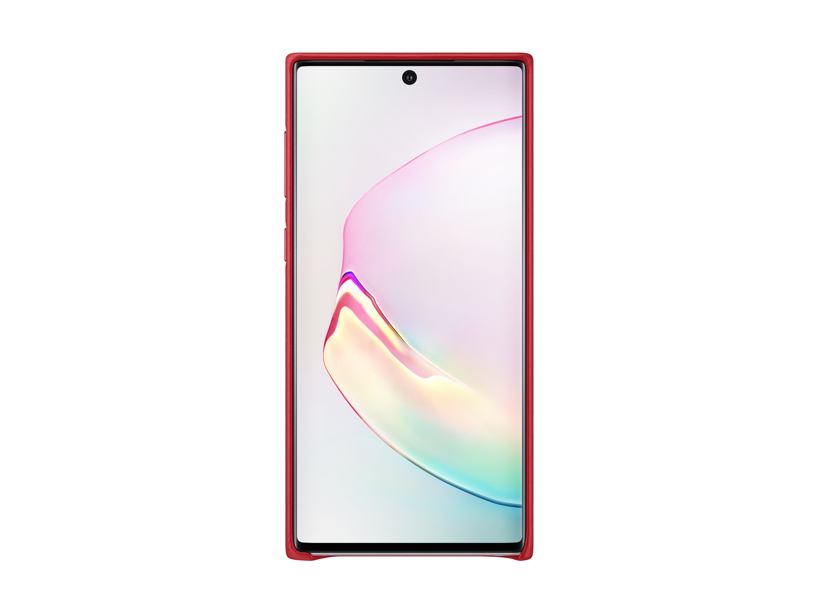 Thumbnail image of Galaxy Note10 Leather Back Cover, Red