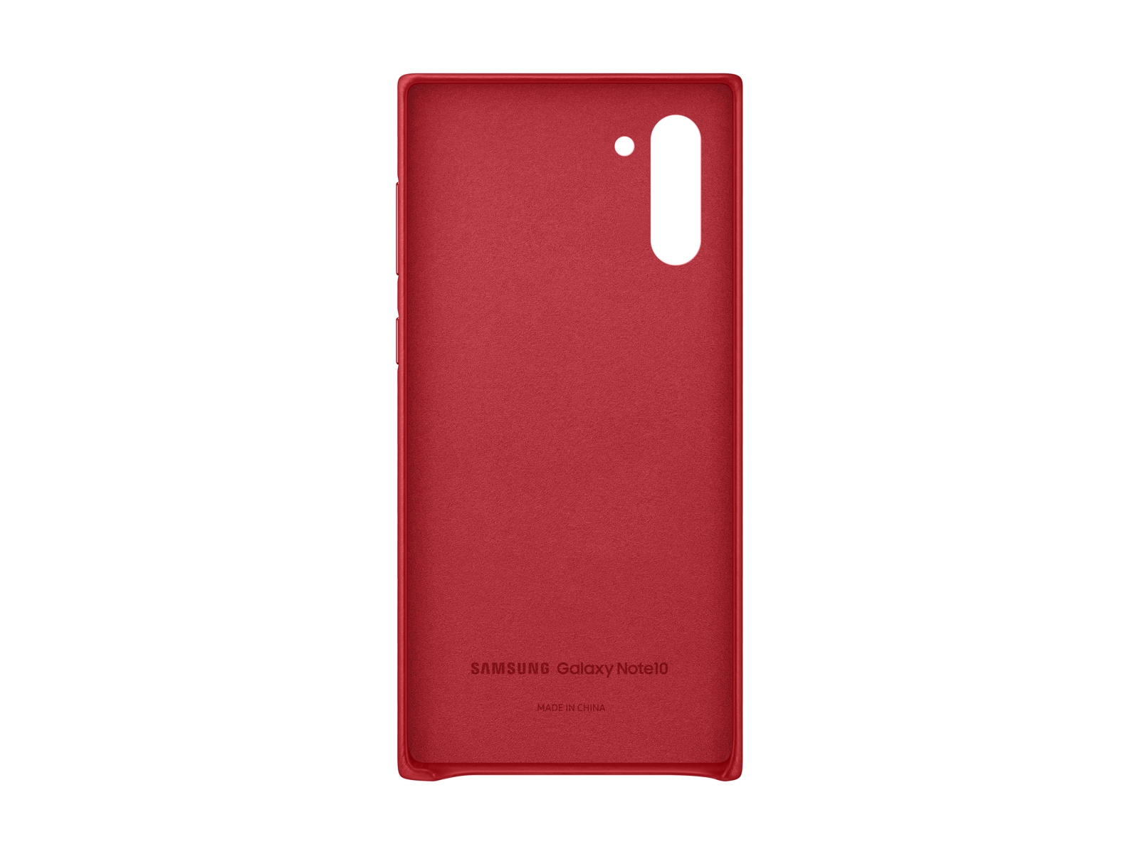 Thumbnail image of Galaxy Note10 Leather Back Cover, Red