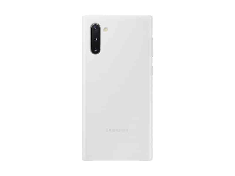 Galaxy Note10 Leather Back Cover, White