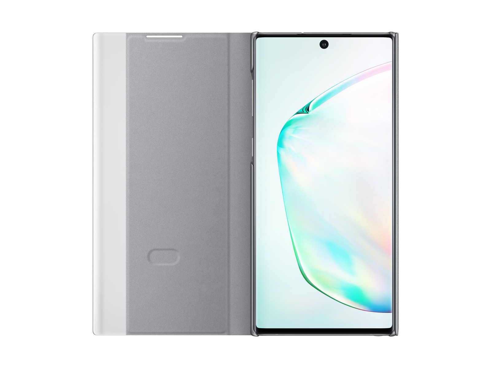 Thumbnail image of Galaxy Note10 S-View Flip Cover, Silver