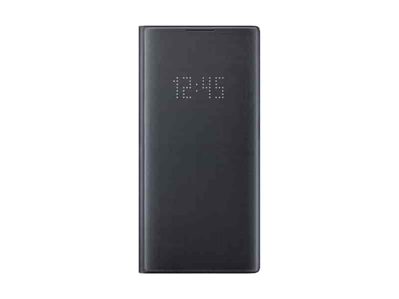 Galaxy Note10+ LED Wallet Cover, Black