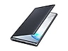 Thumbnail image of Galaxy Note10+ LED Wallet Cover, Black