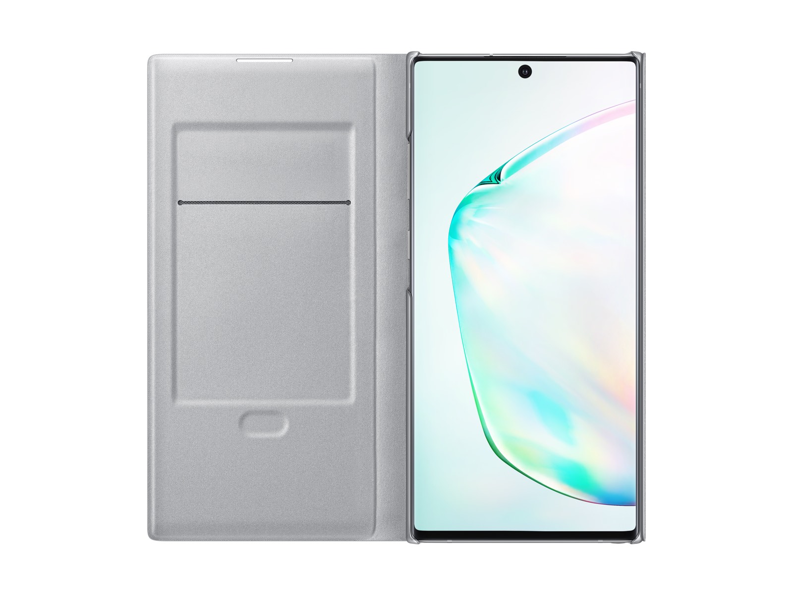 Thumbnail image of Galaxy Note10+ LED Wallet Cover, Silver