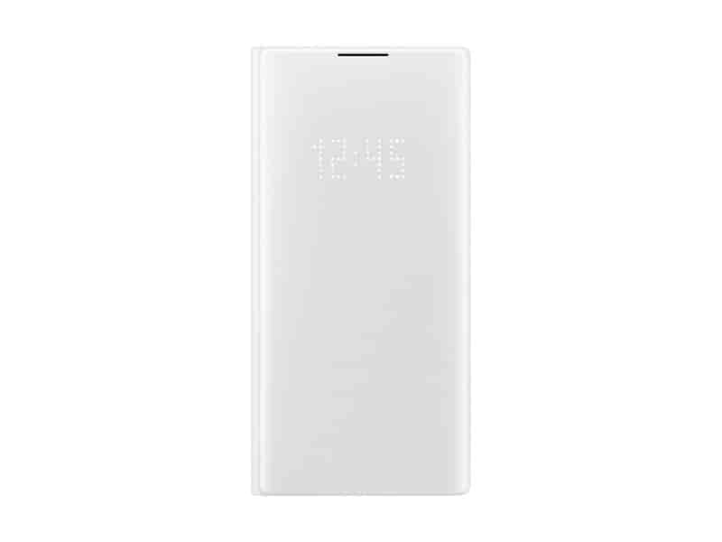 Galaxy Note10+ LED Wallet Cover, White