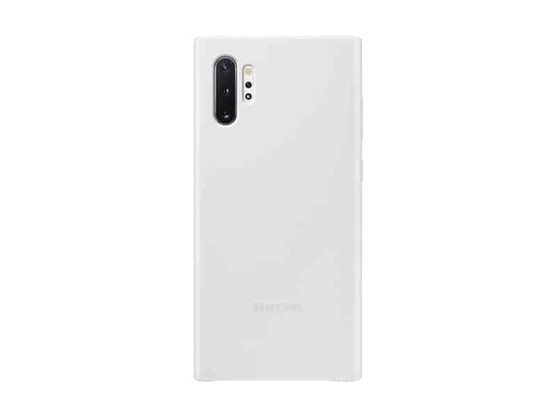 Galaxy Note10+ Leather Back Cover, White