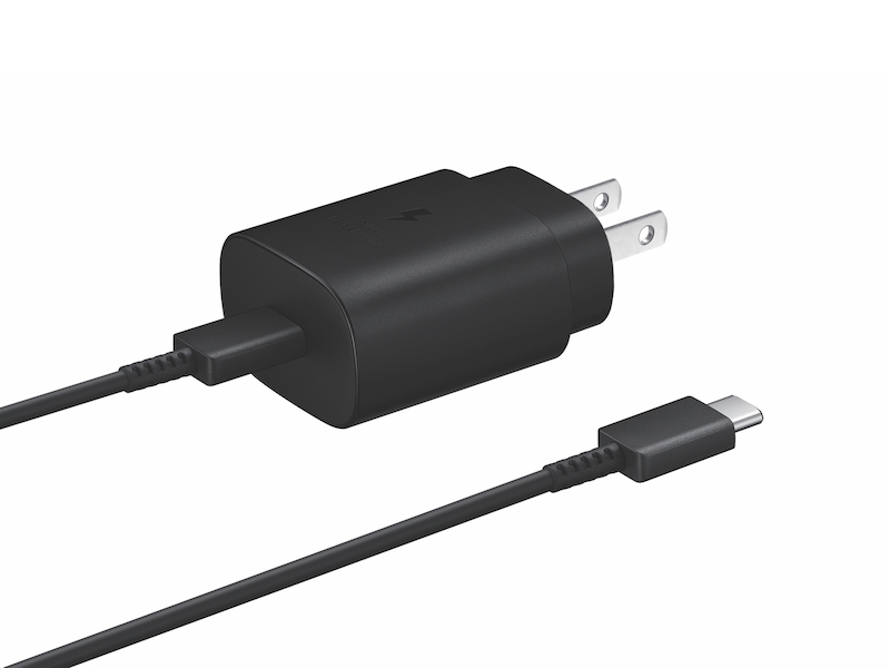 Gedeeltelijk Treinstation Verpersoonlijking 25W USB-C Fast Charging Wall Charger, Black Mobile Accessories -  EP-TA800XBEGUS | Samsung US