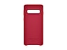 Thumbnail image of Galaxy S10 Leather Back Cover, Red