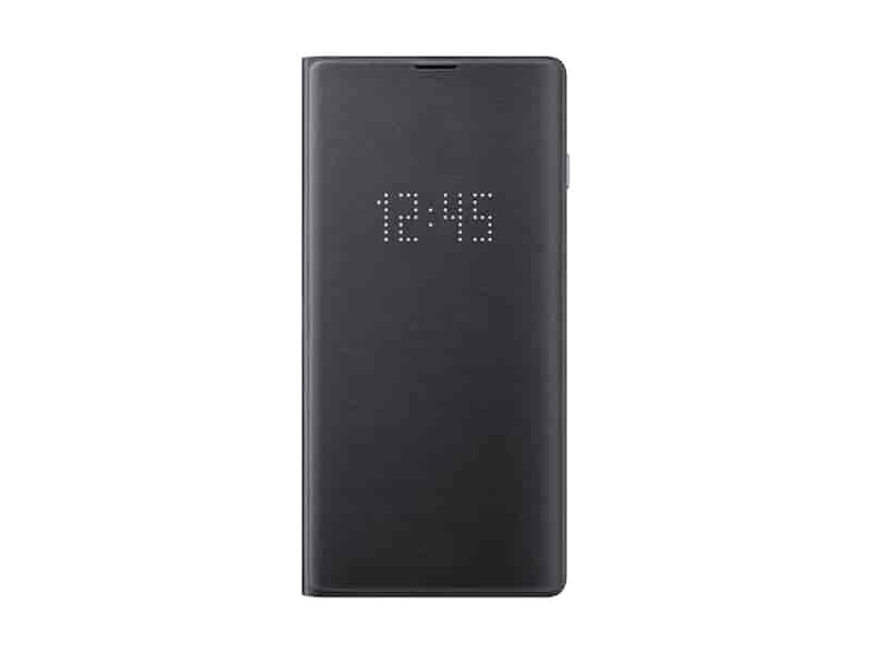 Galaxy S10 LED Wallet Cover, Black