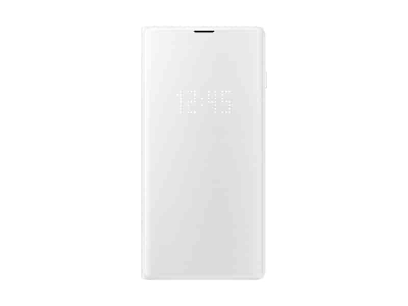 Galaxy S10 LED Wallet Cover, White