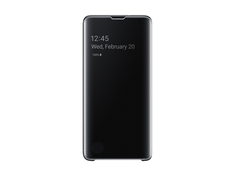 Galaxy S10 S-View Flip Cover, Black