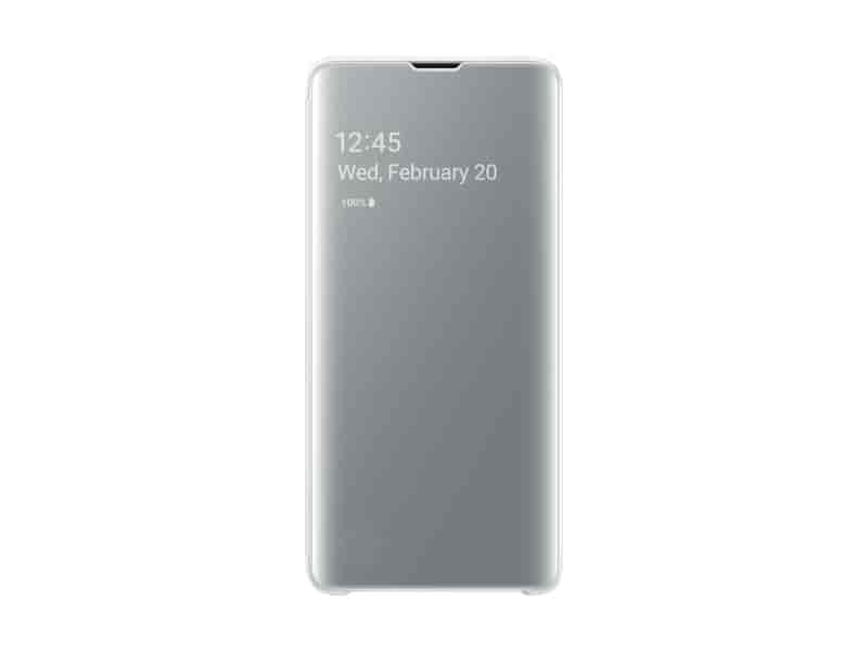 Galaxy S10 S-View Flip Cover, White