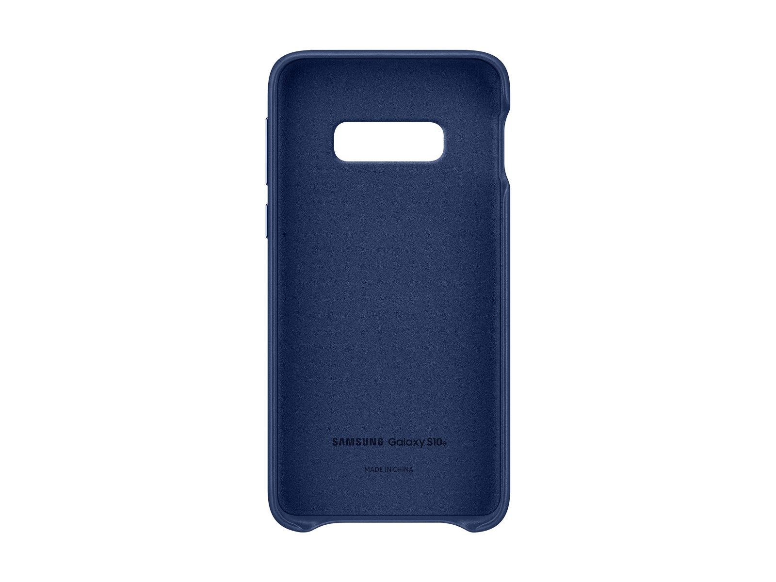Thumbnail image of Galaxy S10e Leather Back Cover, Navy