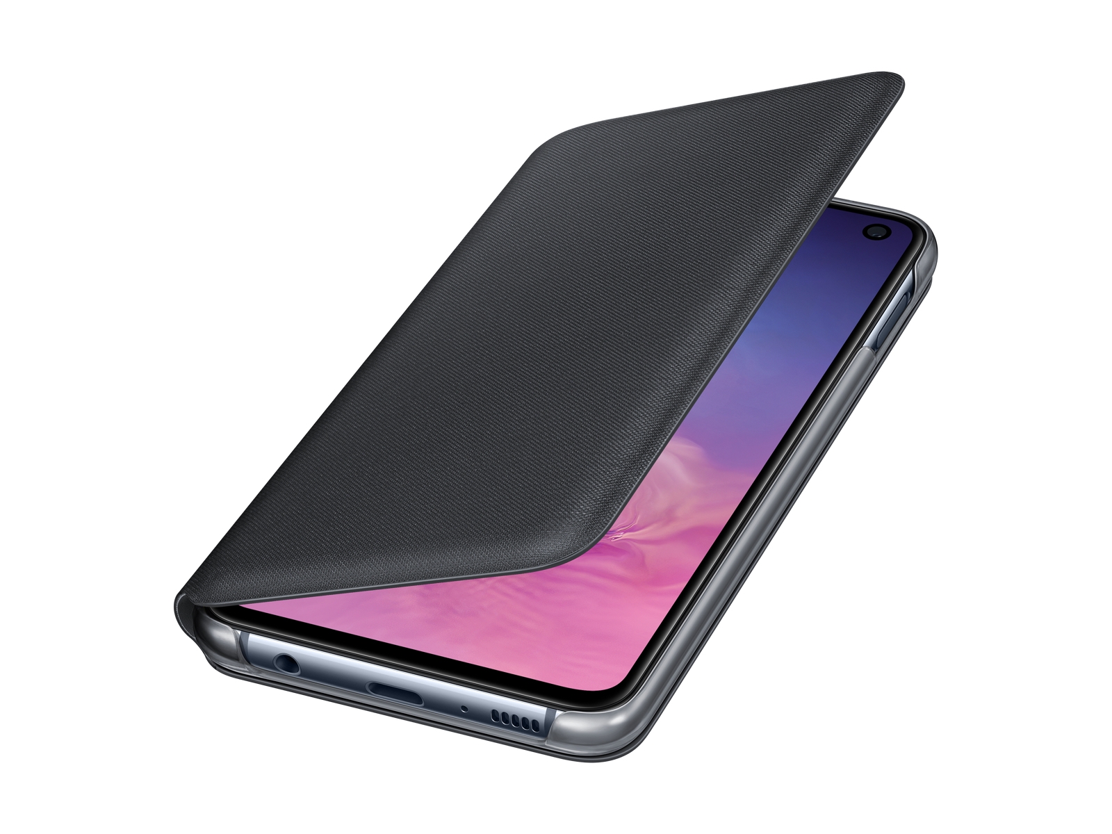 Galaxy S10e LED Wallet Cover, Black Mobile - EF-NG970PBEGUS | US