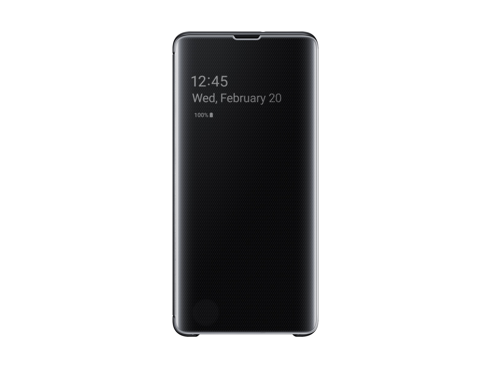 Funda con tapa Galaxy S10+ S-View, accesorios para móviles negros - EF-ZG975CBEGUS Samsung EE.UU