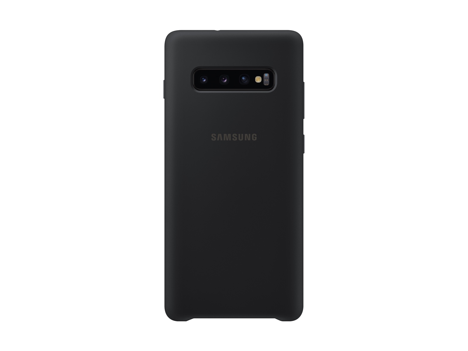 Funda de silicona Samsung Galaxy S10 Plus (negra) 