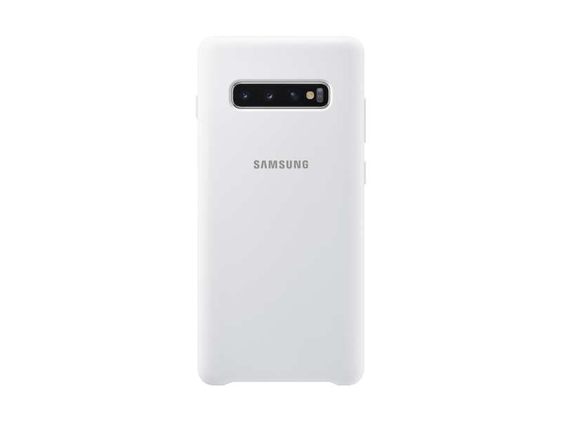 Galaxy S10 Silicone Cover White Mobile Accessories Ef