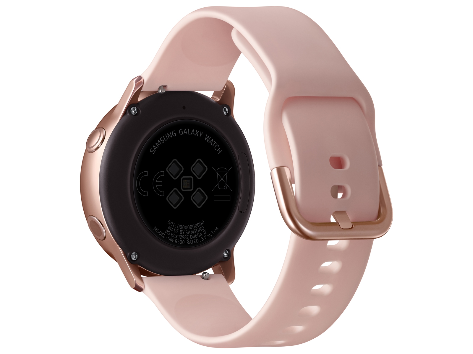 Galaxy Watch Active (40mm), Rose Gold (Bluetooth) Wearables - SM ...