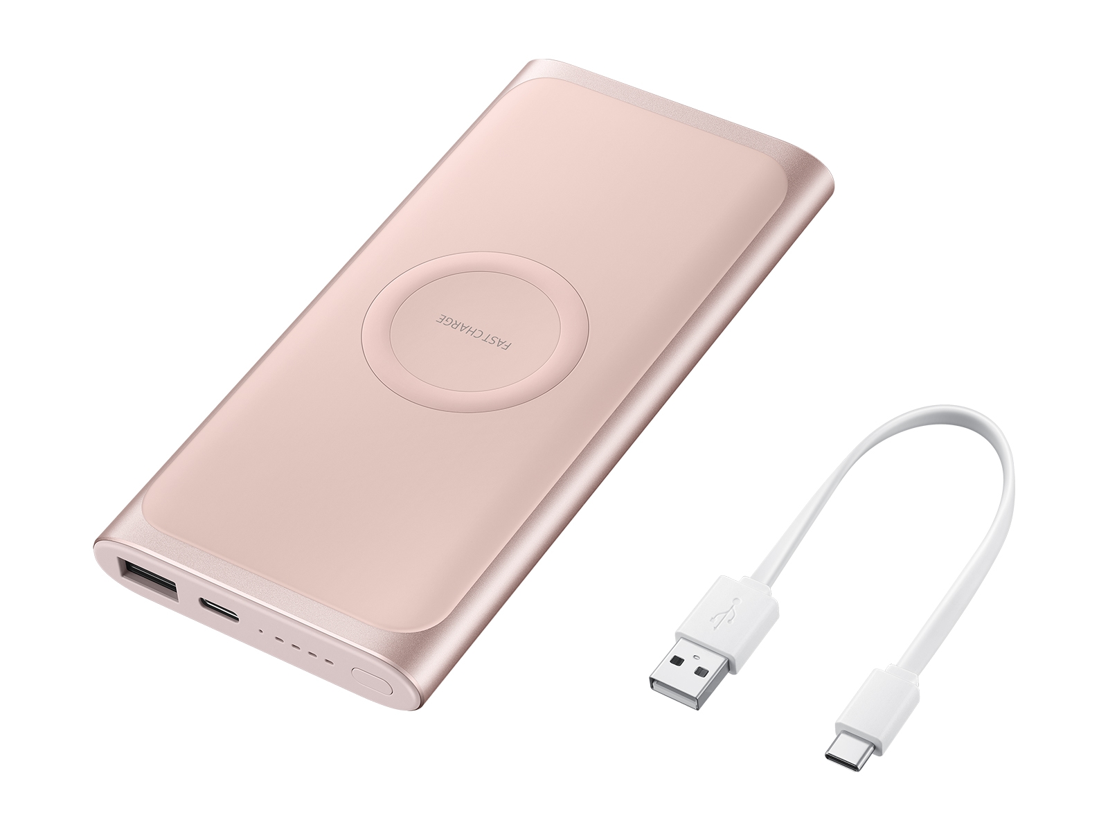 Wireless Charger Portable Battery, Pink Mobile Accessories - EB-U1200CPELUS
