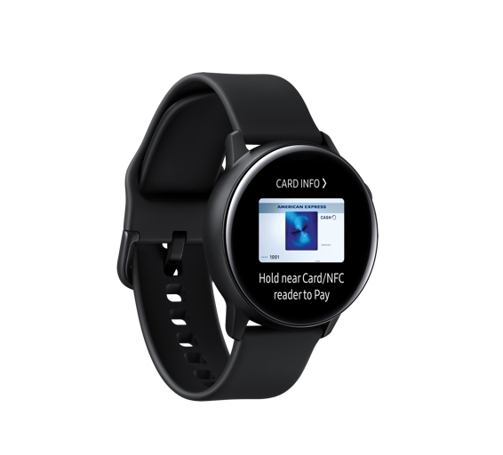 Galaxy Watch Active (40mm) Black Wearables SMR500NZKAXAR Samsung US