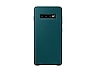 Thumbnail image of Galaxy S10+ Leather Back Cover, Green