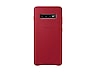 Thumbnail image of Galaxy S10+ Leather Back Cover, Red