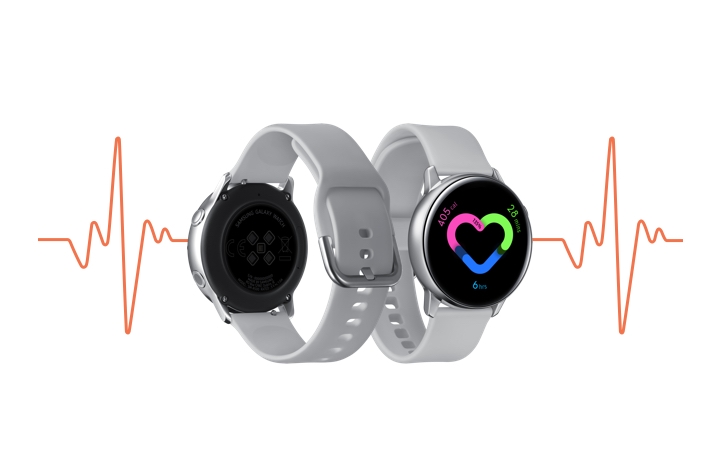 Galaxy Watch Active 40mm Silver Bluetooth Wearables SM