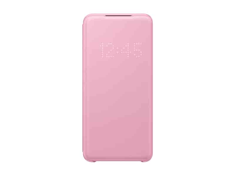 Galaxy S20 5G LED Wallet Cover, Pink
