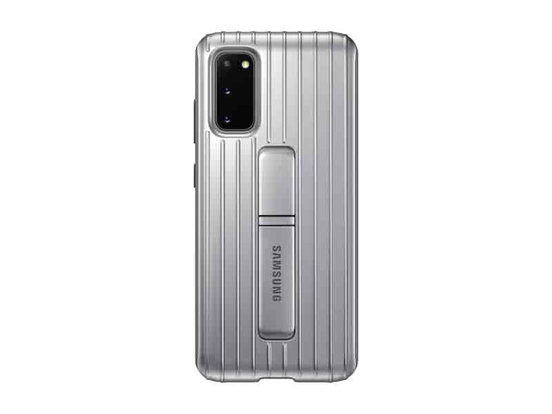 Galaxy S20 5G Rugged Protective Cover, Silver