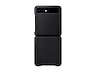 Thumbnail image of Galaxy Z Flip Leather Cover, Black