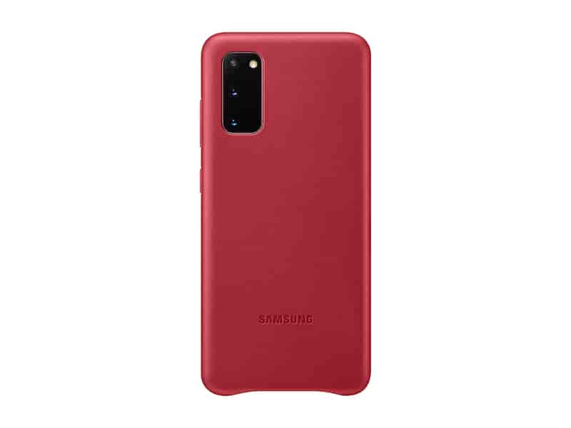 Galaxy S20 5G Leather Cover, Red