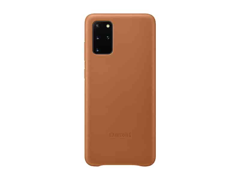 Galaxy S20+ 5G Leather Cover, Brown