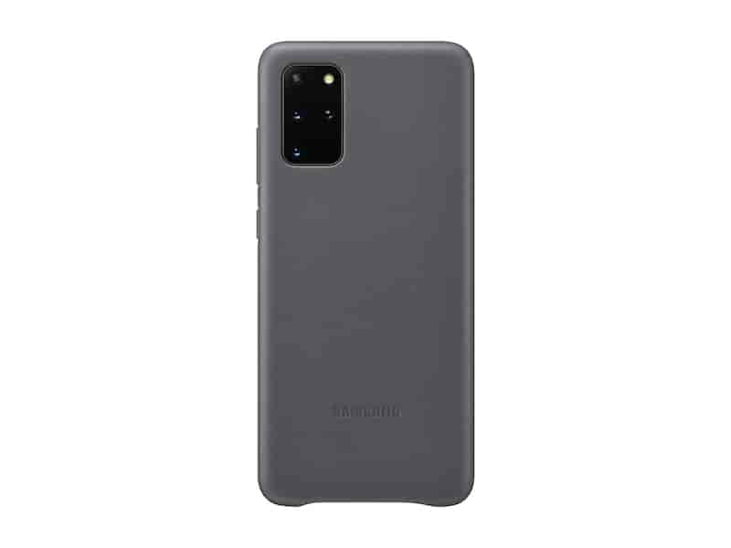 Galaxy S20+ 5G Leather Cover, Gray