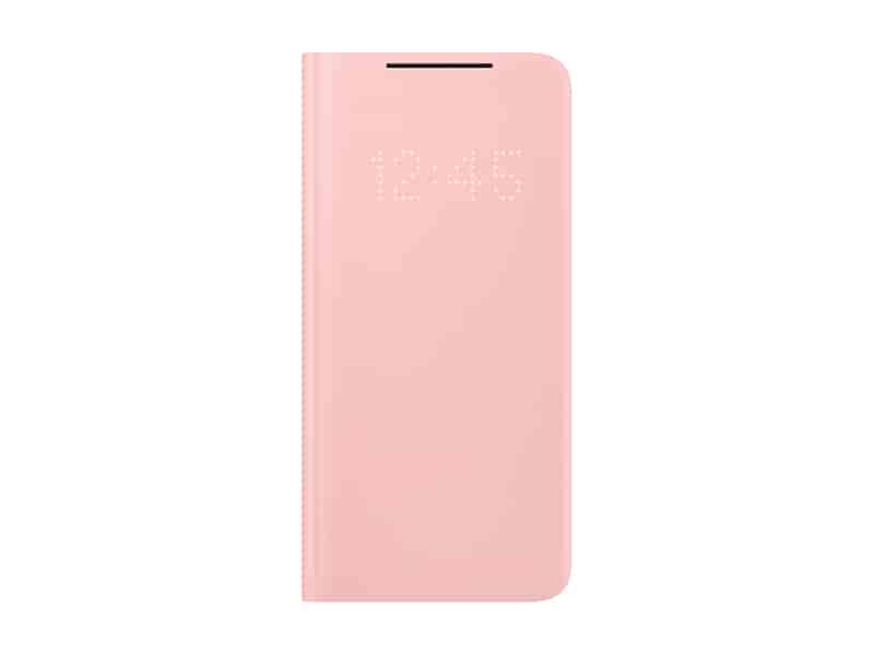 Galaxy S21 5G LED Wallet Cover, Pink