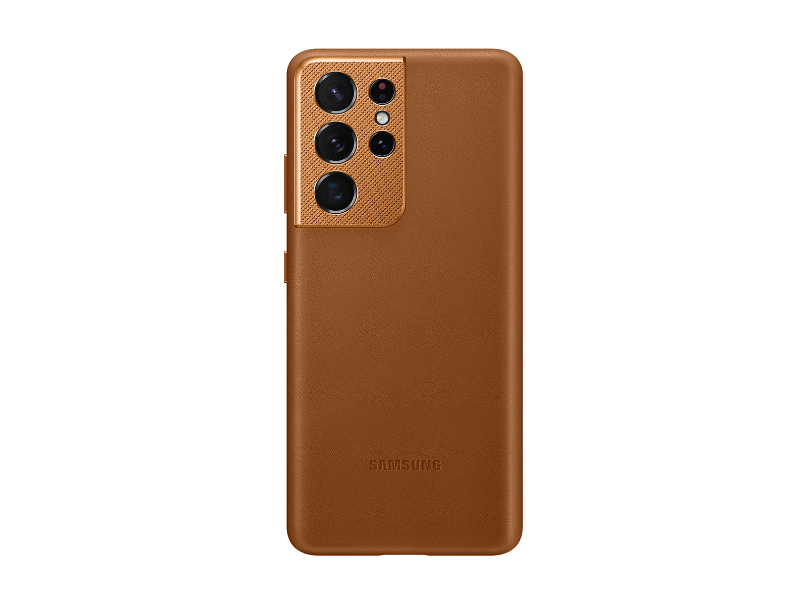 Thumbnail image of Galaxy S21 Ultra 5G Leather Cover, Brown