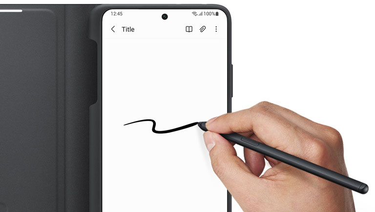 s view flip cover with s pen