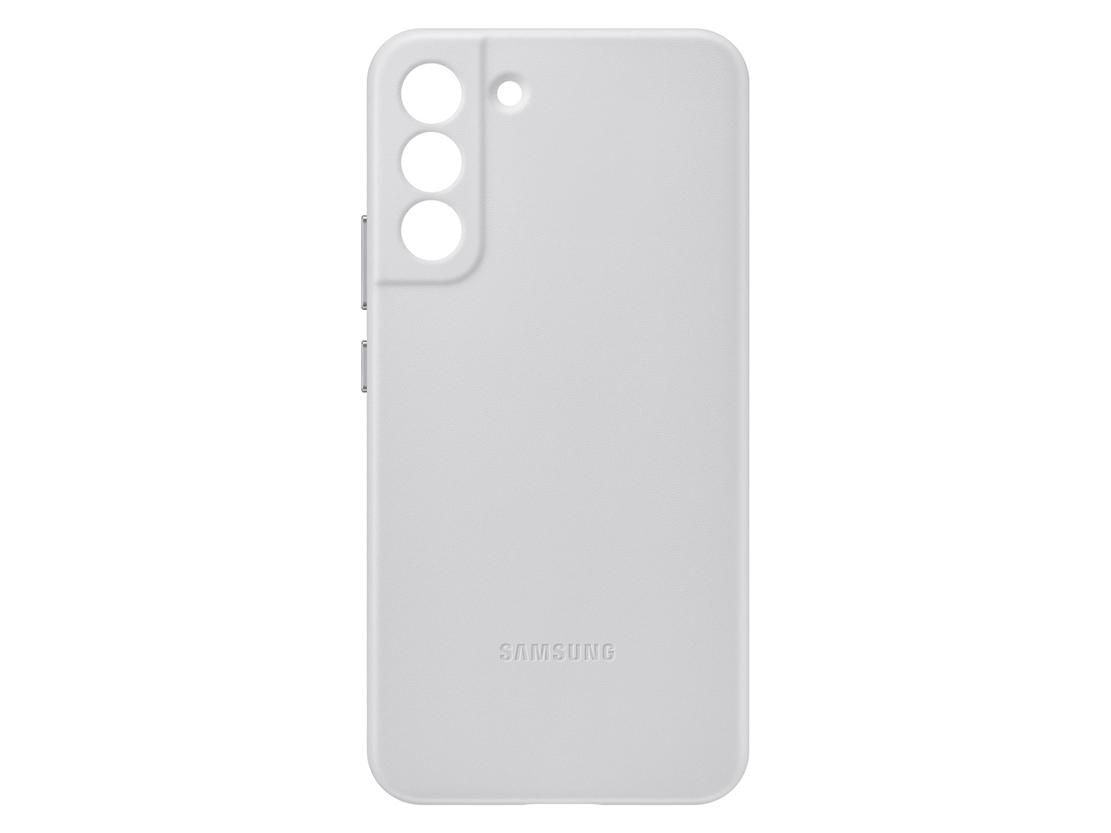 Galaxy S22+ Leather Cover, Light Gray Mobile Accessories - EF